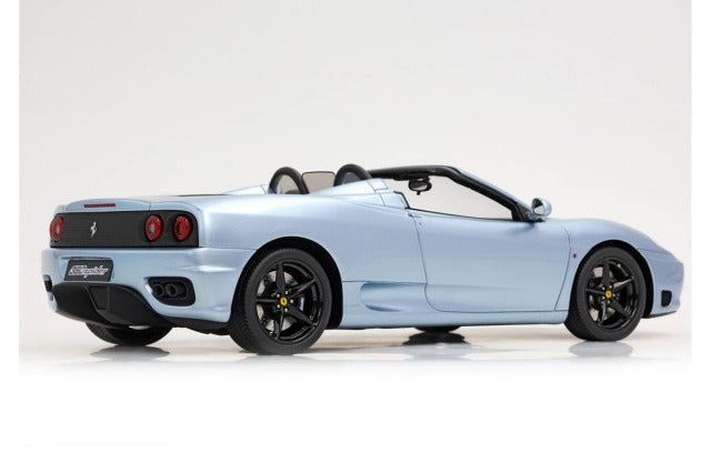 BBR P18233CV 1/18 Ferrari 360 Modena Spider Automatic Gear (Challenge Back Grid) Grigio Alloy - Beige (with Display Case) - image 5