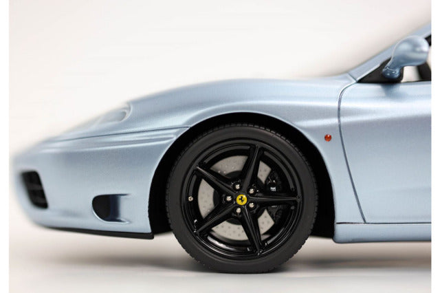 BBR P18233CV 1/18 Ferrari 360 Modena Spider Automatic Gear (Challenge Back Grid) Grigio Alloy - Beige (with Display Case) - image 6