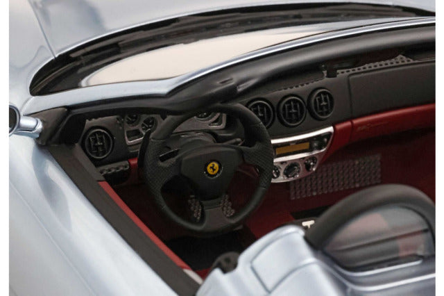 BBR P18233CV 1/18 Ferrari 360 Modena Spider Automatic Gear (Challenge Back Grid) Grigio Alloy - Beige (with Display Case) - image 7