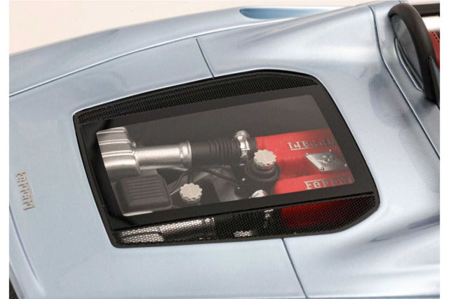 BBR P18233CV 1/18 Ferrari 360 Modena Spider Automatic Gear (Challenge Back Grid) Grigio Alloy - Beige (with Display Case) - image 9