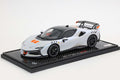 BBR P18237OMST1 1/18 Ferrari SF90 XX Stradale Onda Marina / Black roof Limited 20pcs (with Display Case) - image 1