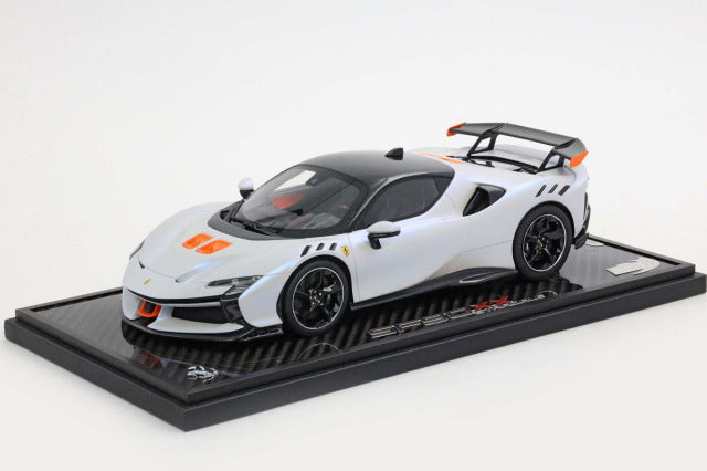 BBR P18237OMST1 1/18 Ferrari SF90 XX Stradale Onda Marina / Black roof Limited 20pcs (with Display Case) - image 1