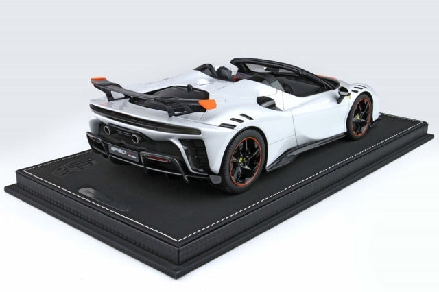 BBR P18238CV 1/18 Ferrari SF90XX Spider Bianco Artico Limited 50pcs (Display Case Included) Resin Model Car - image 2