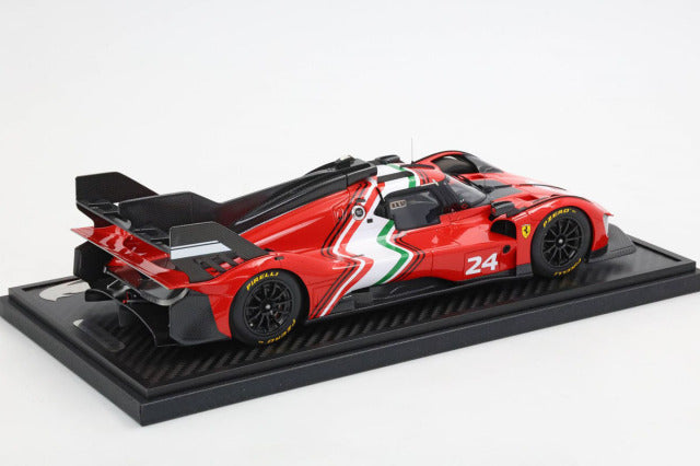 BBR P18244CF 1/18 Ferrari 499P Modificata Launch Version Carbon Base Limited 40pcs (with Display Case) - image 2