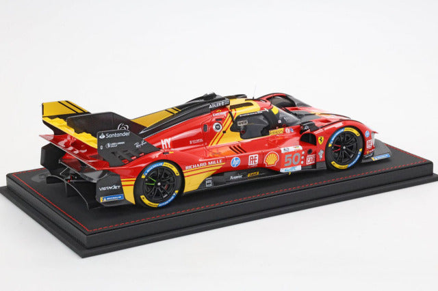 BBR P18252AV 1/18 Ferrari 499P Le Mans 2024 n.50 Winner Drivers Fuoco / Nielsen / Molina Limited 499pcs (with Display Case) - image 2