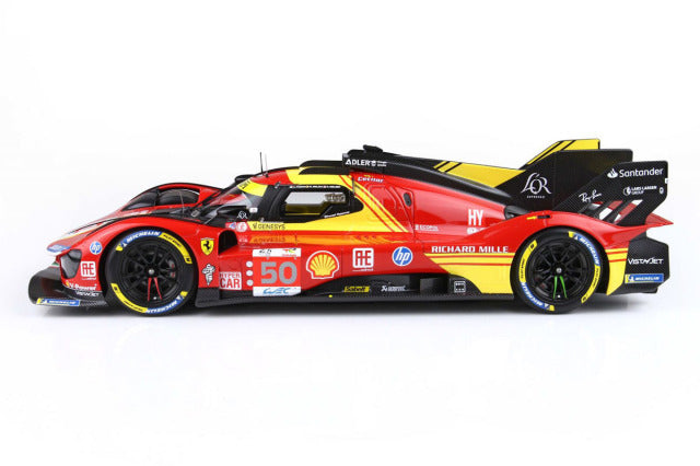 BBR P18252AV 1/18 Ferrari 499P Le Mans 2024 n.50 Winner Drivers Fuoco / Nielsen / Molina Limited 499pcs (with Display Case) - image 4