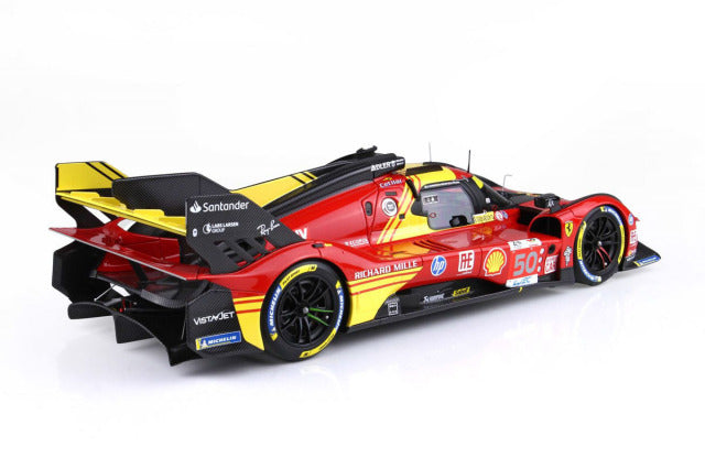 BBR P18252AV 1/18 Ferrari 499P Le Mans 2024 n.50 Winner Drivers Fuoco / Nielsen / Molina Limited 499pcs (with Display Case) - image 5