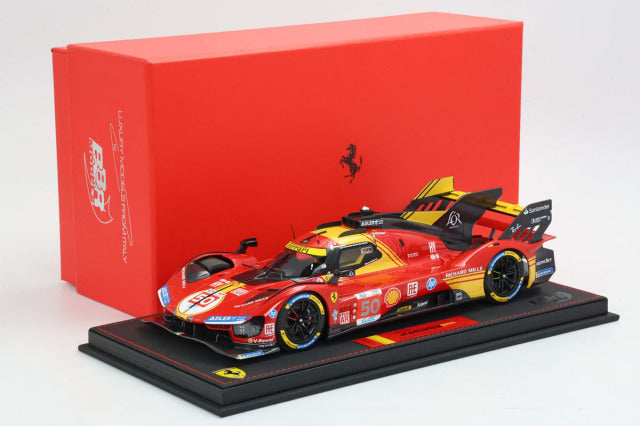 BBR P18252AV 1/18 Ferrari 499P Le Mans 2024 n.50 Winner Drivers Fuoco / Nielsen / Molina Limited 499pcs (with Display Case) - image 6