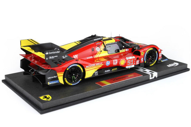 BBR P18252BV 1/18 Ferrari 499P Le Mans 2024 n.51 3rd Drivers Pier Guidi / Giovinazzi / Calado Limited 100pcs (with Display Case) - image 2
