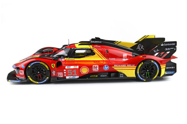 BBR P18252BV 1/18 Ferrari 499P Le Mans 2024 n.51 3rd Drivers Pier Guidi / Giovinazzi / Calado Limited 100pcs (with Display Case) - image 4