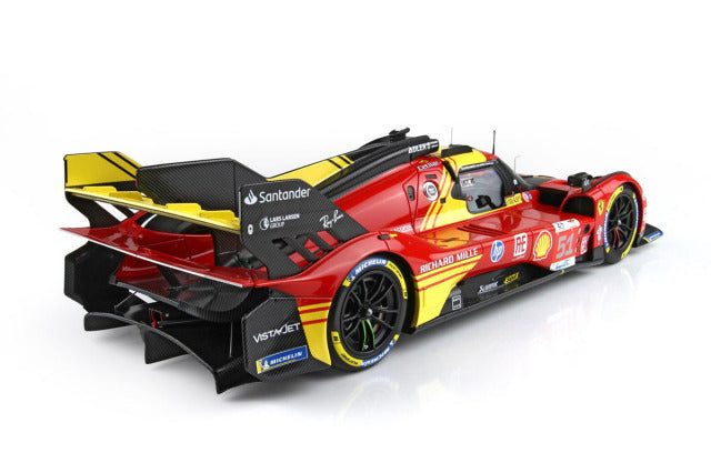 BBR P18252BV 1/18 Ferrari 499P Le Mans 2024 n.51 3rd Drivers Pier Guidi / Giovinazzi / Calado Limited 100pcs (with Display Case) - image 5