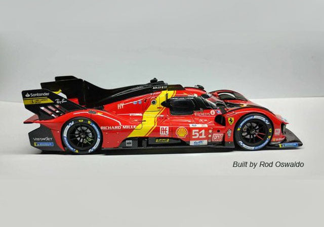 Profil24 P24143 1/24 Ferrari 499P Hybrid Hypercar Le Mans 2023 n.51/50 Resin Model Kit - image 2