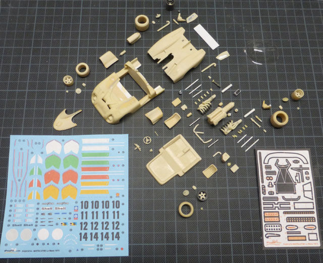 Profil24 P43013 1/43 Matra 670 Le Mans 1973 Winner n.10/11/12 (High Detail kit) Resin Model Kit - image 5