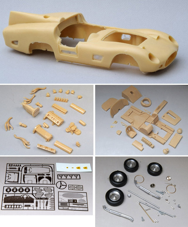 Renaissance K32 1/24 Ferrari 250 Testa Rossa TRI 60/61 0780 1ers Essais Modena Hiver 1960-61 Resin Model Kit - image 3