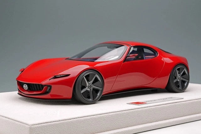 EIDOLON EML175 1/18 Mazda ICONIC SP 2023 Viola Red Model Car - image 2