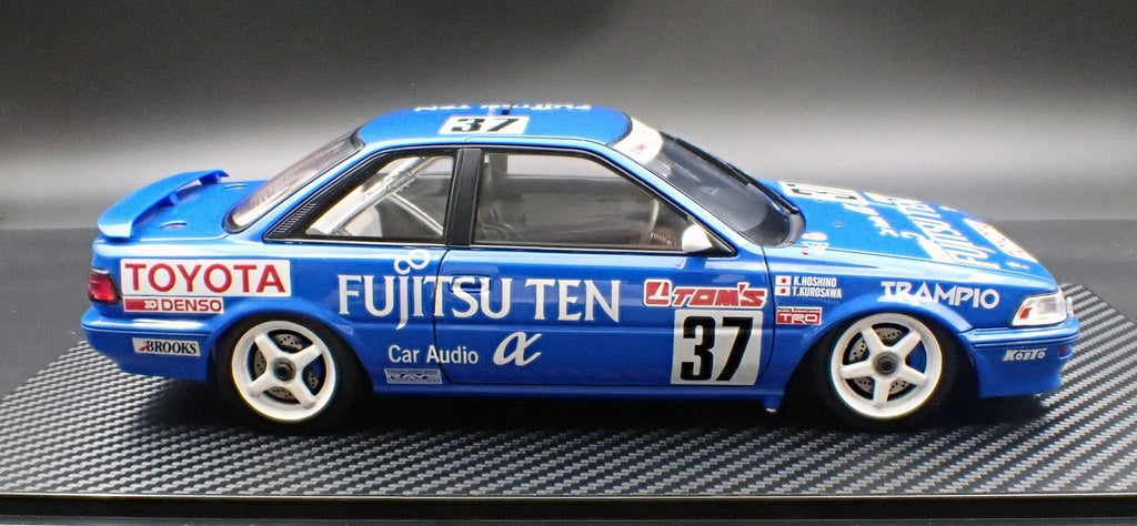 Ignition Model IG3863 1/18 Fujitsu Ten TOM'S Toyota Corolla #37 1991 JTC Resin - image 19
