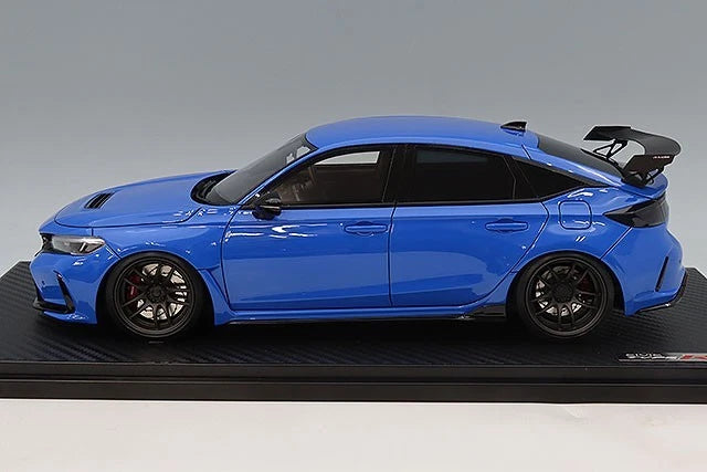 Ignition Model IG3938 1/18 Honda Civic Type-R J'S Racing FL5 Light Blue Resin - image 5