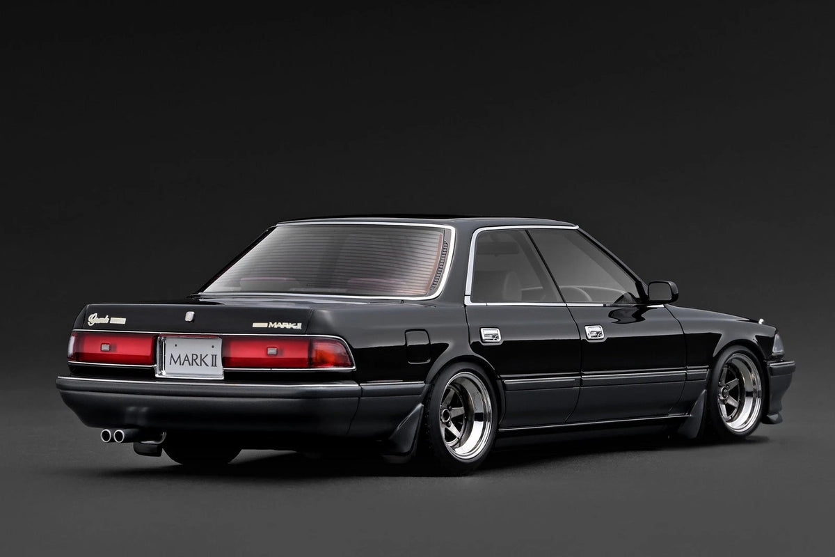 Ignition Model IG3859 1/18 Toyota Mark II Grande Limited JZX81 Black Gunmetal - image 2