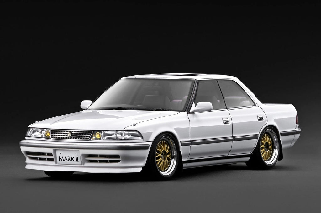 Ignition Model IG3854 1/18 Toyota Mark II 2.5 Grande Limited JZX81 White Resin - image 1