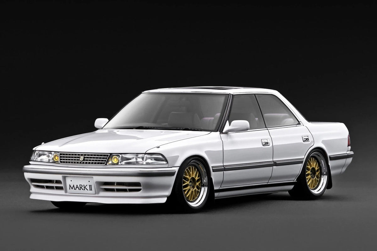 Ignition Model IG3854 1/18 Toyota Mark II 2.5 Grande Limited JZX81 White Resin - image 1