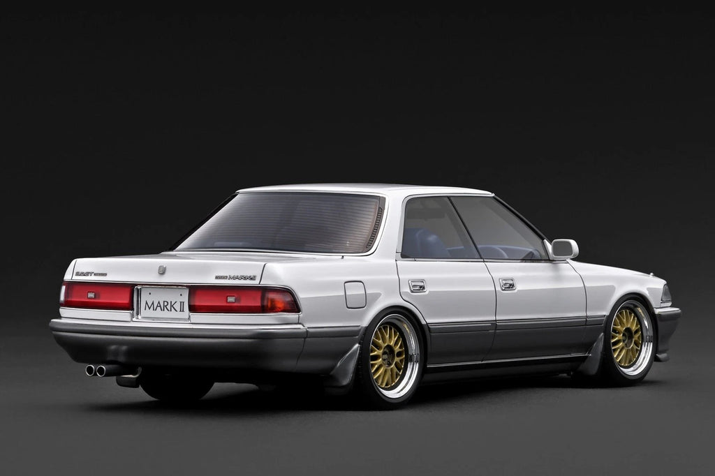 Ignition Model IG3856 1/18 Toyota Mark II GT Twin Turbo JZX81 Pearl White Silver - image 3