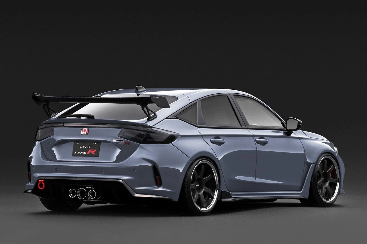Ignition Model IG3939 1/18 Honda Civic Type-R J'S Racing FL5 Gray Resin - image 3