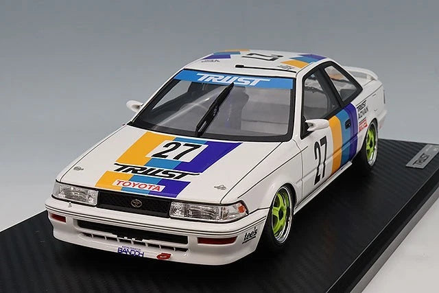 Ignition Model IG3864 1/18 TRUST Toyota Corolla Levin #27 1991 JTC Resin - image 3