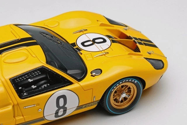 EIDOLON EM301H 1/43 Ford GT40 Mk II Alan Mann Le Mans No.8 Yellow Limited 120pcs - image 3
