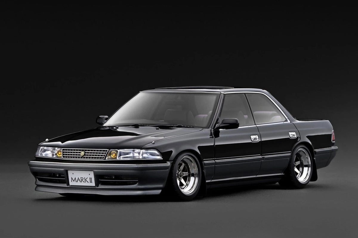 Ignition Model IG3859 1/18 Toyota Mark II Grande Limited JZX81 Black Gunmetal - image 1