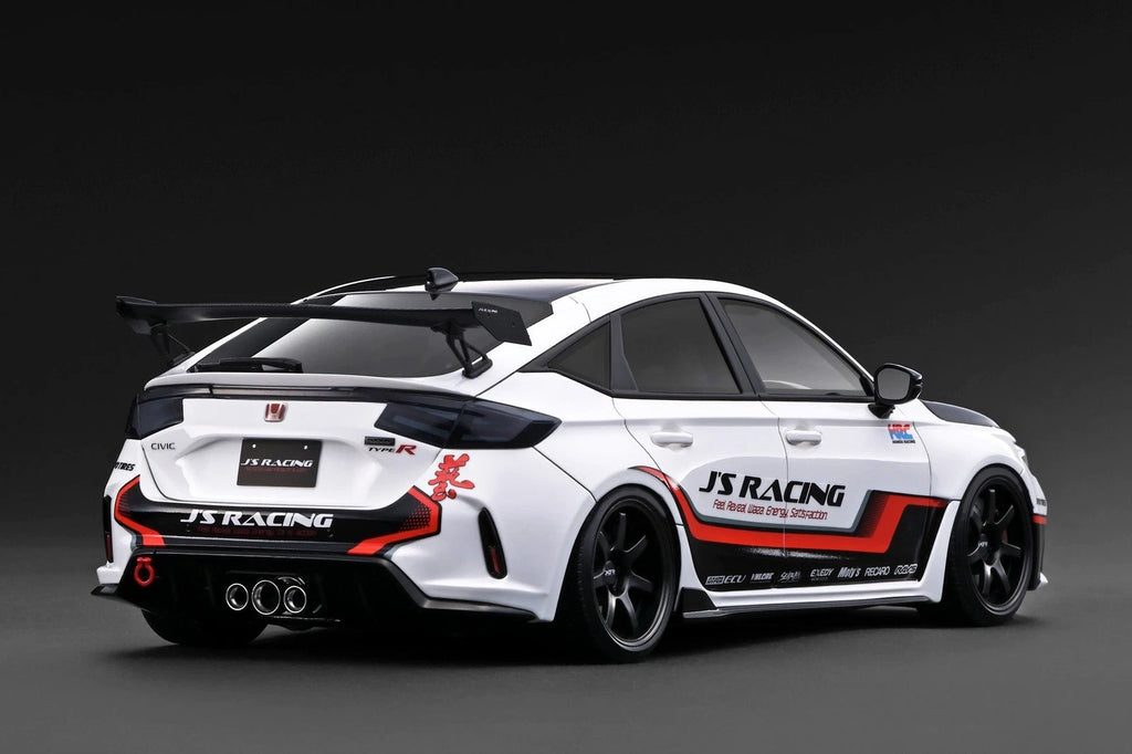 Ignition Model IG3933 1/18 Honda Civic Type-R J'S Racing FL5 White Demo Car - image 3