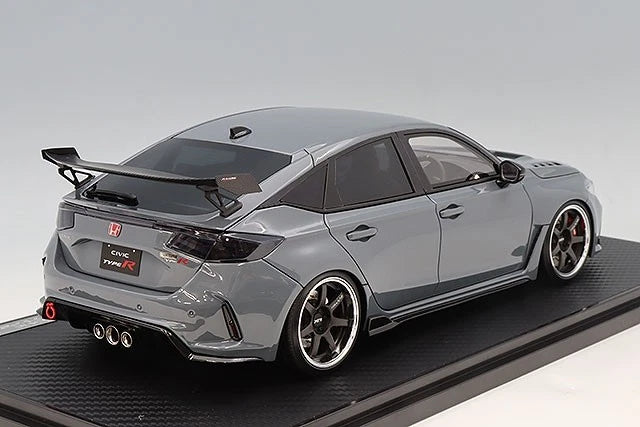 Ignition Model IG3939 1/18 Honda Civic Type-R J'S Racing FL5 Gray Resin - image 6