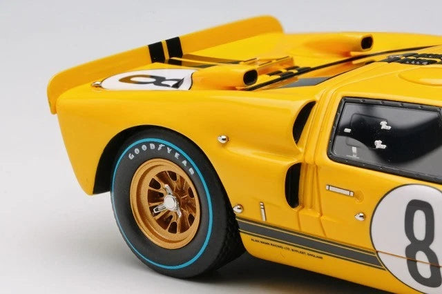 EIDOLON EM301H 1/43 Ford GT40 Mk II Alan Mann Le Mans No.8 Yellow Limited 120pcs - image 4