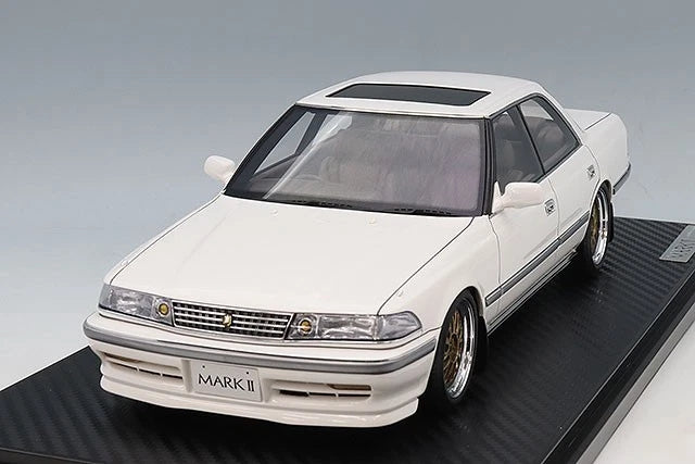 Ignition Model IG3854 1/18 Toyota Mark II 2.5 Grande Limited JZX81 White Resin - image 3