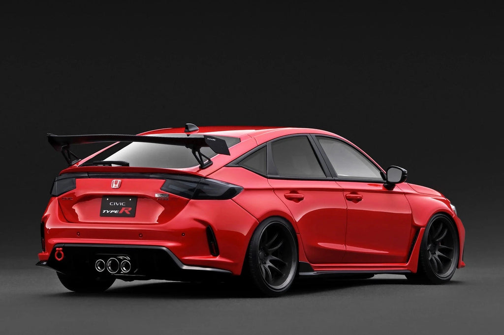 Ignition Model IG3937 1/18 Honda Civic Type-R J'S Racing FL5 Red Resin - image 2