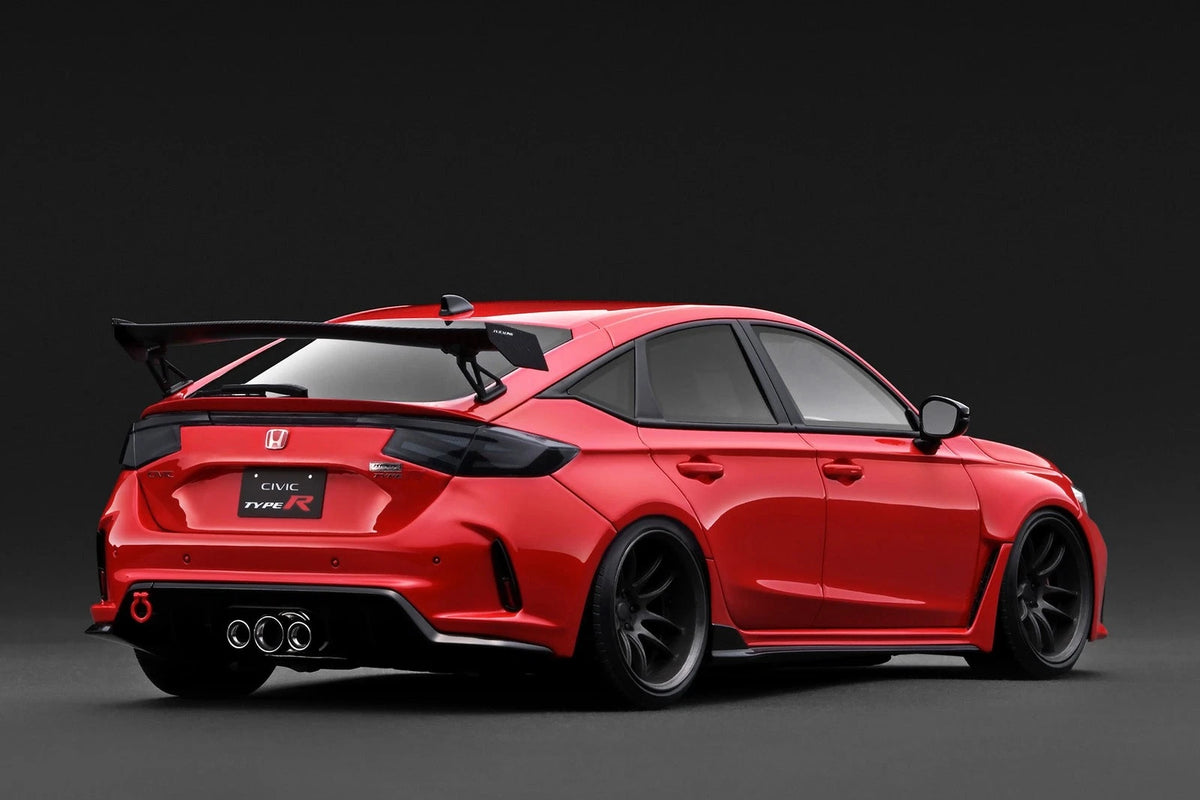 Ignition Model IG3937 1/18 Honda Civic Type-R J'S Racing FL5 Red Resin - image 2