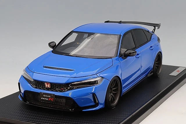 Ignition Model IG3938 1/18 Honda Civic Type-R J'S Racing FL5 Light Blue Resin - image 3