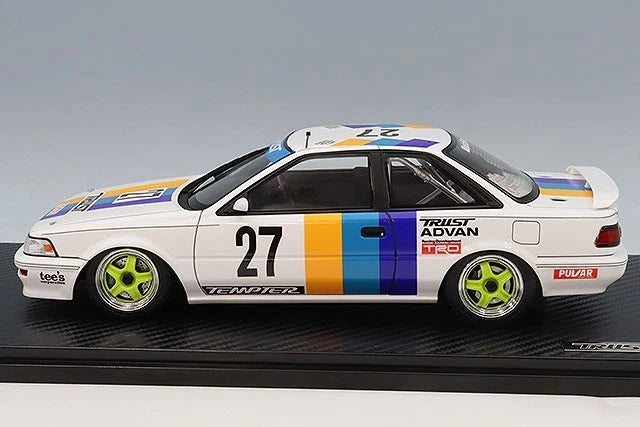 Ignition Model IG3864 1/18 TRUST Toyota Corolla Levin #27 1991 JTC Resin - image 5