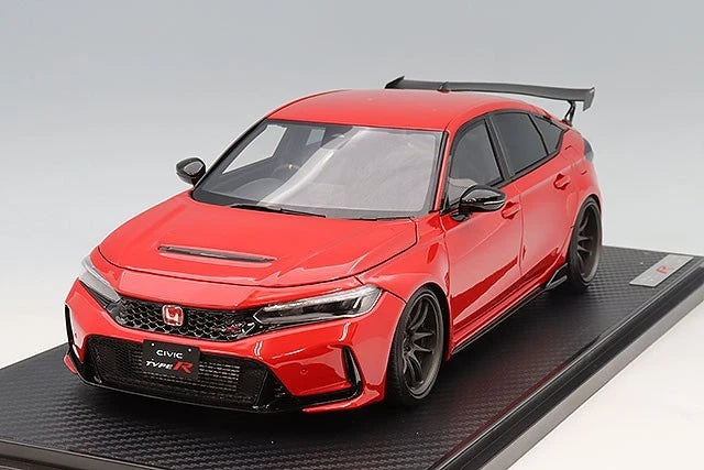 Ignition Model IG3937 1/18 Honda Civic Type-R J'S Racing FL5 Red Resin - image 3