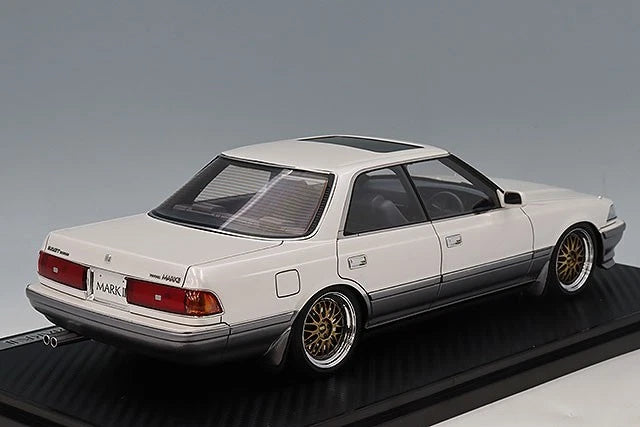Ignition Model IG3856 1/18 Toyota Mark II GT Twin Turbo JZX81 Pearl White Silver - image 5