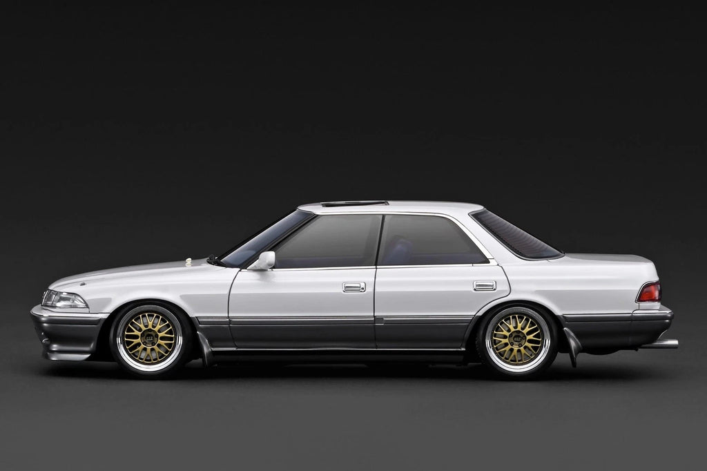 Ignition Model IG3856 1/18 Toyota Mark II GT Twin Turbo JZX81 Pearl White Silver - image 2