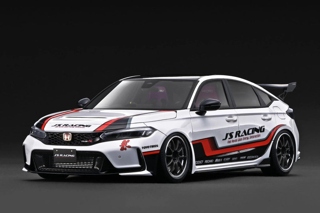 Ignition Model IG3934 1/18 Honda Civic Type-R J'S Racing FL5 White Resin - image 1