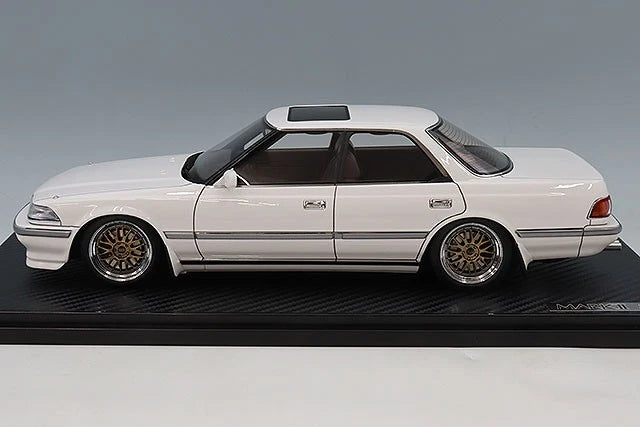 Ignition Model IG3854 1/18 Toyota Mark II 2.5 Grande Limited JZX81 White Resin - image 5