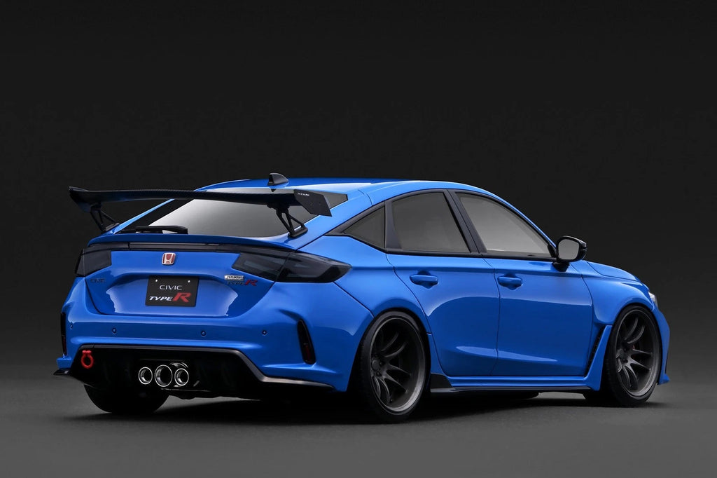 Ignition Model IG3938 1/18 Honda Civic Type-R J'S Racing FL5 Light Blue Resin - image 2