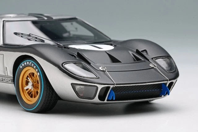EIDOLON EM301G 1/43 Ford GT40 Mk II Alan Mann Le Mans No.7 Silver Limited 120pcs - image 6