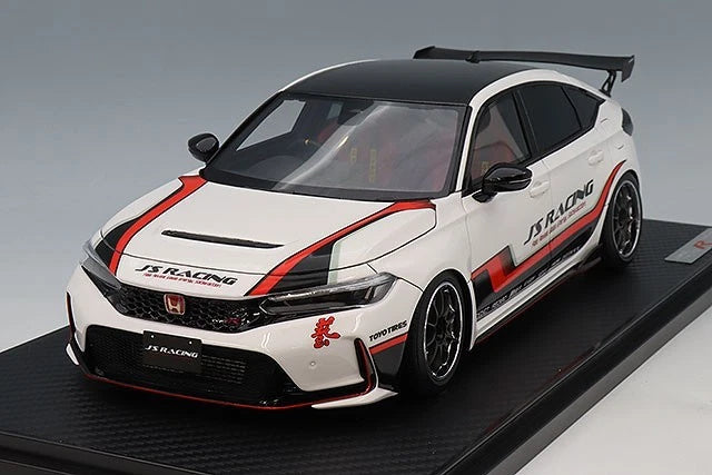 Ignition Model IG3934 1/18 Honda Civic Type-R J'S Racing FL5 White Resin - image 4
