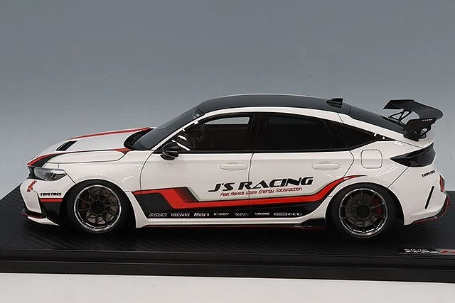 Ignition Model IG3934 1/18 Honda Civic Type-R J'S Racing FL5 White Resin - image 5