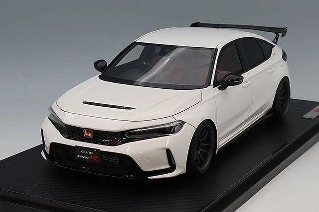 Ignition Model IG3935 1/18 Honda Civic Type-R J'S Racing FL5 White Resin - image 4