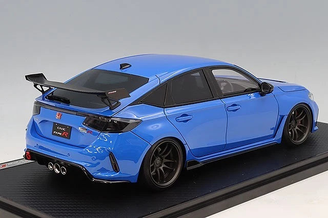 Ignition Model IG3938 1/18 Honda Civic Type-R J'S Racing FL5 Light Blue Resin - image 4
