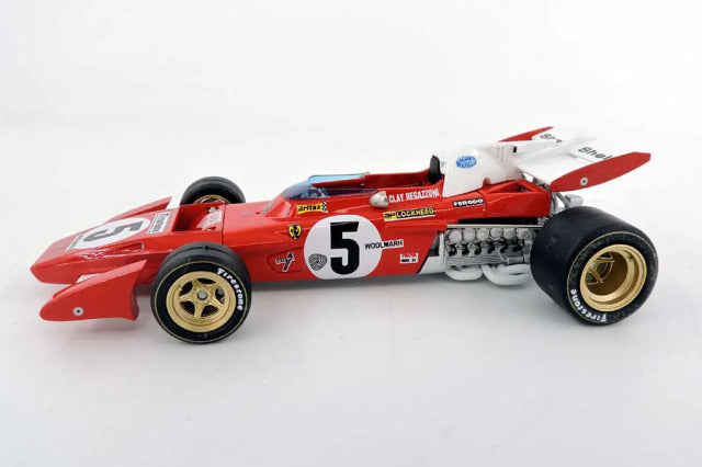 Tameo SLK127 1/43 Ferrari 312B2 British GP 1971 J.Icks /C.Regazzoni Metal Model Kit - image 2