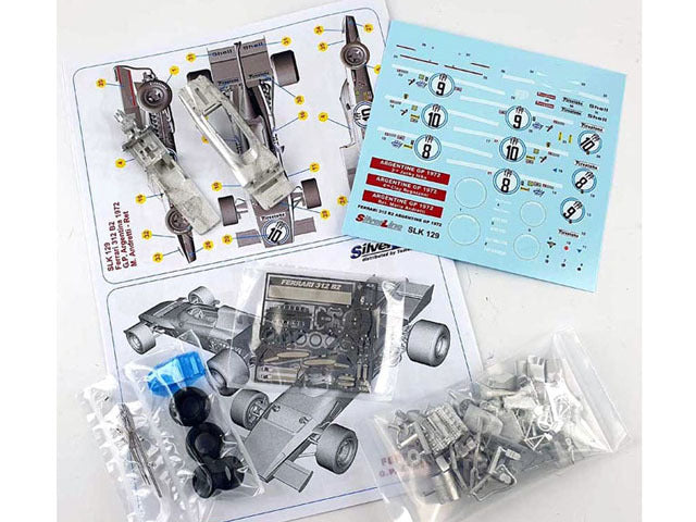Tameo SLK129 1/43 Ferrari 312B2 Argentine GP 1972 J.Icks /C.Regazzoni /M.Andretti Metal Model Kit - image 4